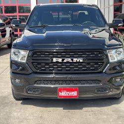 	•	The year (2022) 	•	The make/model/trim (Ram 1500 Sport) 	•	The engine (V8 HEMI — major selling point) 	•	The mileage (36K