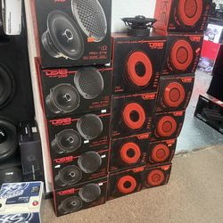 ds18 DEAF BONCE MEMPHIS TWEETER 6.5 6x9 6x8 EVERYTHING U NEED GARANTIA WARRANTY SAME DAY INSTALL