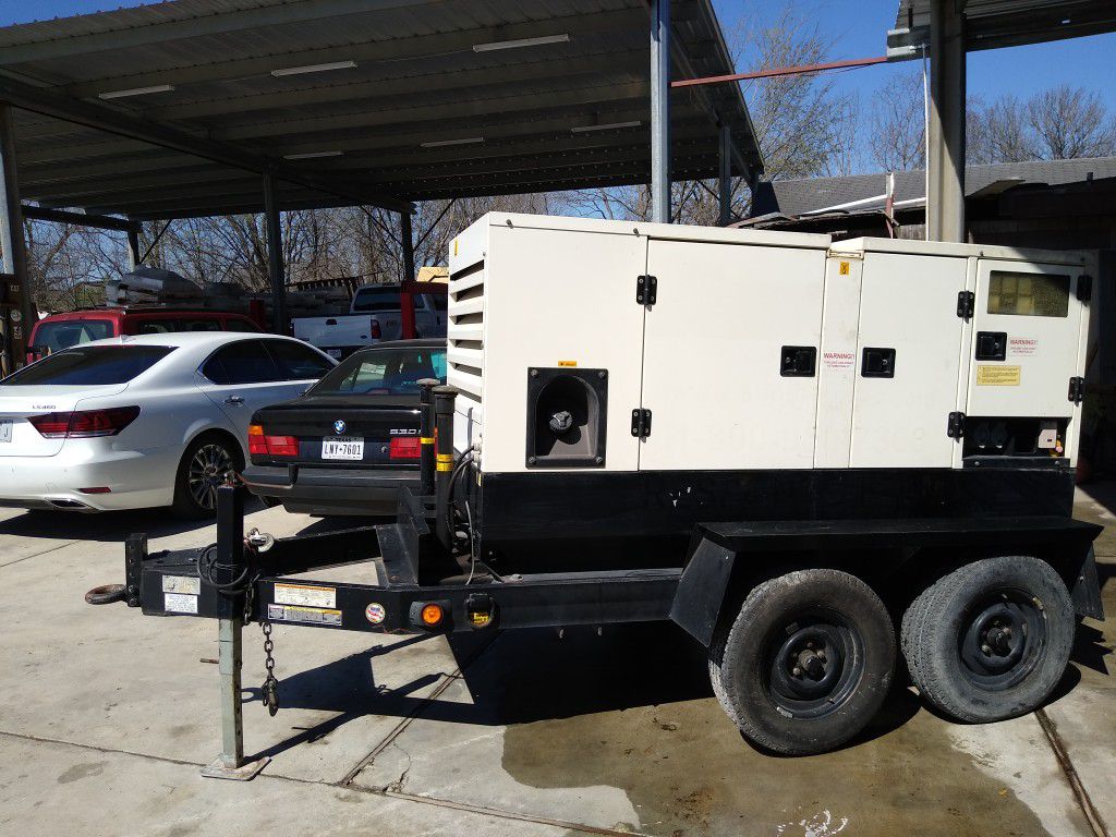 Generator 84 KW trailer mounted