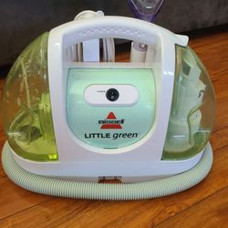 Bissell Little Green Cleaner Carpet Upholstery Vacuum Pet Kids Car Detail Works Great! Must see!!