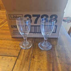 9 Sherry Glasses 