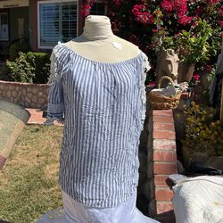 Strip Short Lace Sleeve