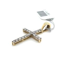 10kt Gold Diamond Cross .8ctw 1.60grams 138701 12