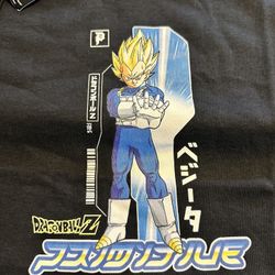 Mens Size SMALL Primitive Dragon Ball Collab Super Saiyan Vegeta T-shirt Tee 