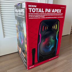 ION Total PA Apex Speaker with Microphone