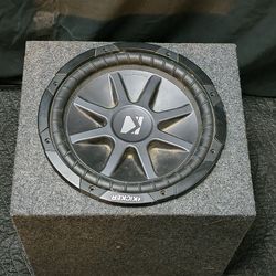 Kicker Comp Subwoofer with Enclosure (Untested/As-Is)