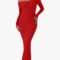 Long Sleeve Strapless Dress