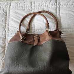2 Tone Leather Purse