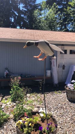 Yard art duck decoy bird