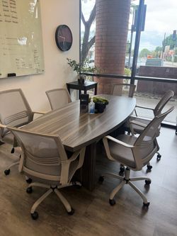 conference room: table and chairs