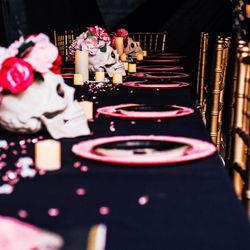 Skull Centerpieces Wedding Quince Goth 