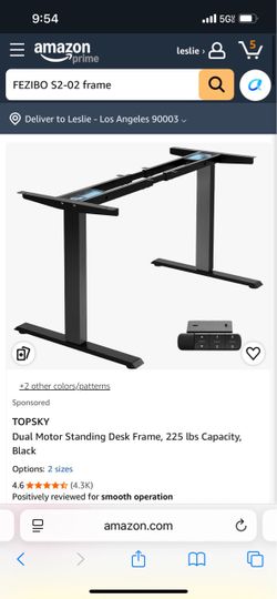 Desk Electric Frame Only