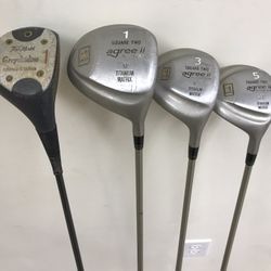 Square Two Agree ii ProDesign Titanium Matrix Golf Clubs 