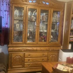 Oak Hutch