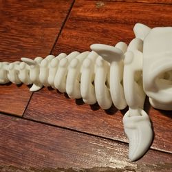 Articulated Skeleton Shark 3D Printed