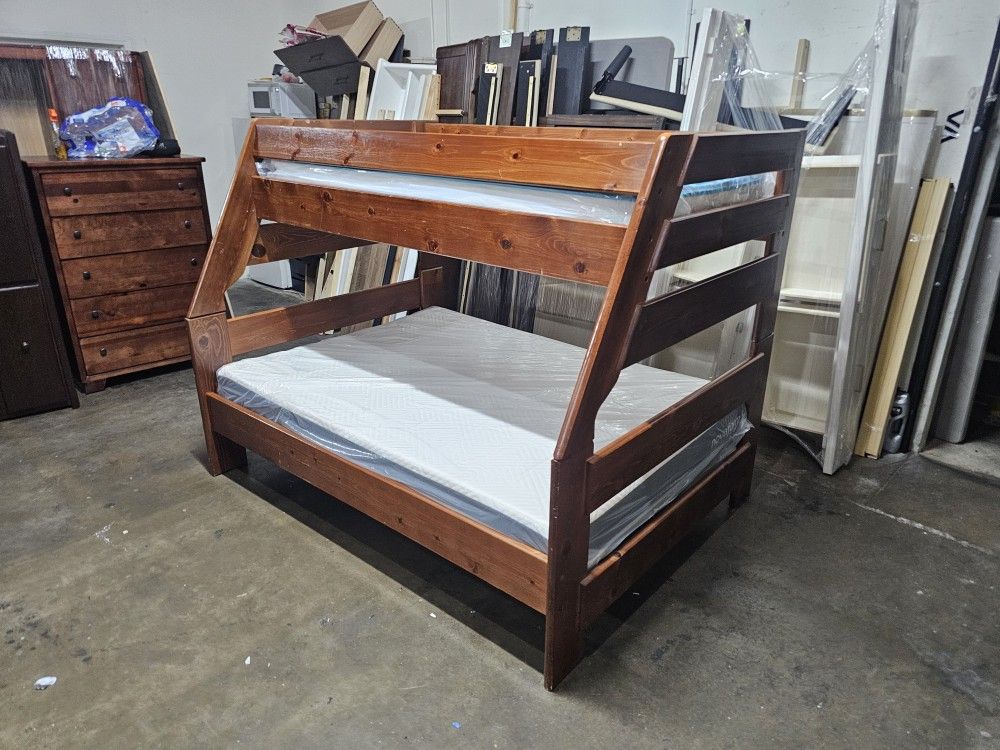 Twin Over Full Bunk Bed And Mattress
