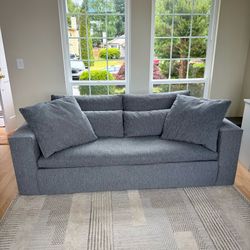 West Elm Harmony Sleeper Sofa Pewter