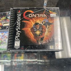 Contra Legacy Of War Ps1 $40 Gamehogs 11am-7pm