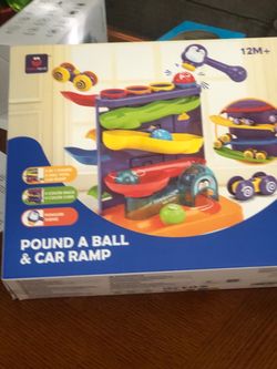 Pound a Ball & Car Ramp Toddler Toy