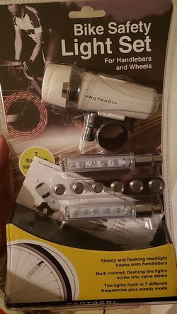 Bike lights set