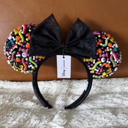 Disney BaubleBar Halloween Candy Minnie Ears Headband NWT