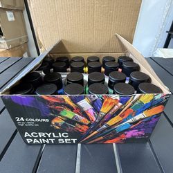 Acrylic Paint Set 24 Colors