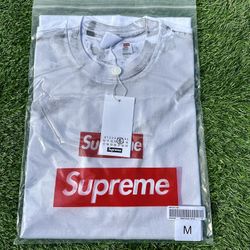 Supreme MM6 Maison Margiela Box Logo Tee SS24 Size M Medium and L Large Available 