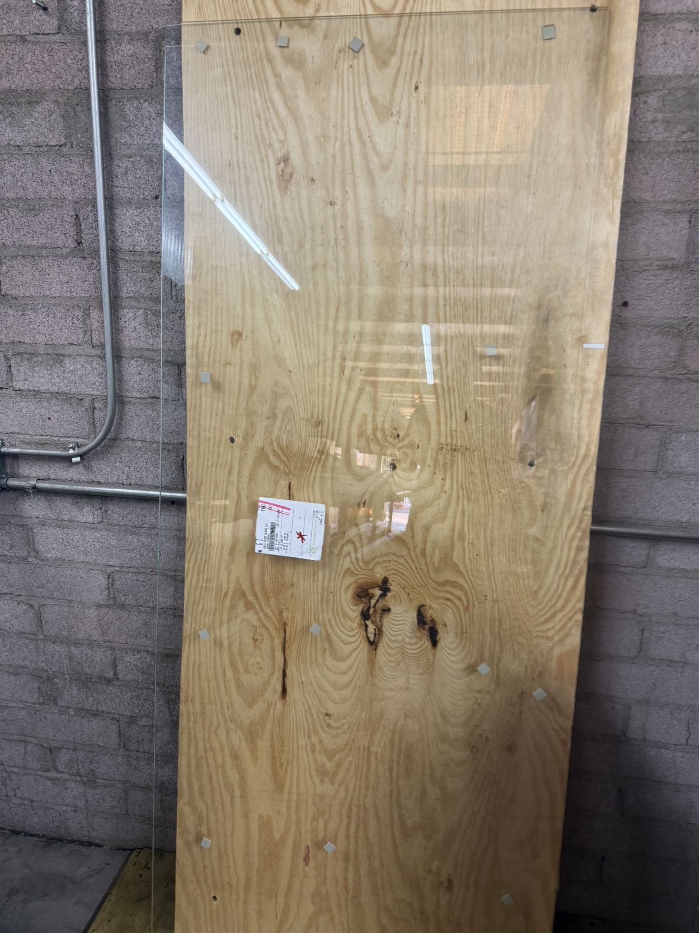 Storefront Door Glass Clear Tempered