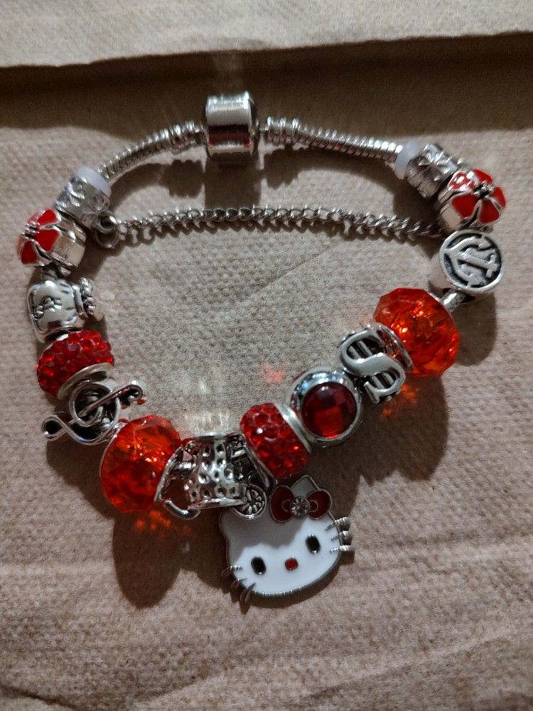 Hello Kitty Charm Bracelet $15 Each 