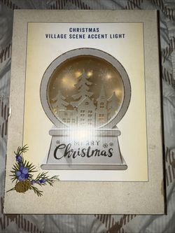 Christmas Village Scene Accent Light