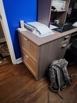 L shaped office desk