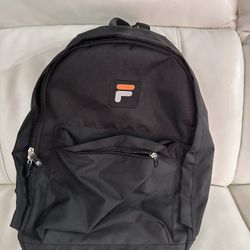 Fila Black Backpack – Lightweight & Practical – Like New!