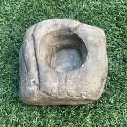 Hand Made Natural Rock Candle Holder