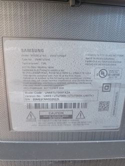 Samsung smart TV 65in