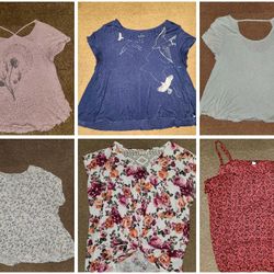 4 American Eagle XXL Tops And 3 Other 2x Tops