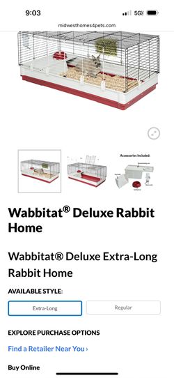 Wabbitat® Deluxe Rabbit Home