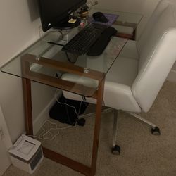 Glass Desk. Needs To Sell Asap. Offer