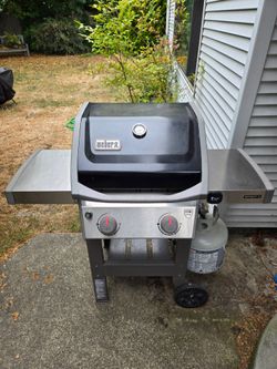 Weber Spirit II propane gas grill w/cover