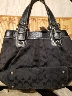 coach black purse