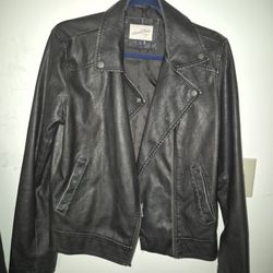 Faux Leather Jacket