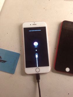 White iphone 6s locked