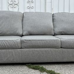 Grey Sofa 3 Seater Single Couch 