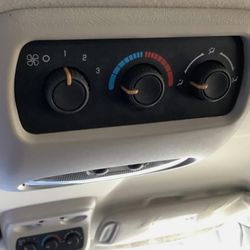 A/C Selector Switch 2003 to 2006 Chevrolet Tahoe roof mounted auxiliary rear