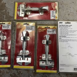 (5) New Gate Latch Top Mount. $20 Takes All Five. Must Pickup