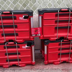 Milwaukee PACKOUT 22 in. Modular 3-Drawer Tool Box with Metal Reinforced Corners