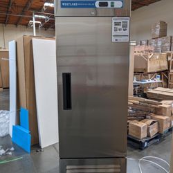 1 Door Stainless Steel Freezer 