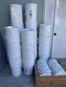 5-gallon Food Grade Buckets w/Gasketed Lids