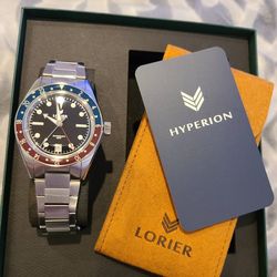 Lorier Hyperion GMT Watch Full Set
