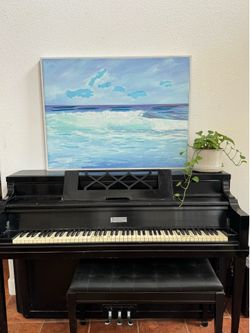 Beach canvas painting