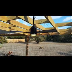 Plug In Outdoor Fan 42”